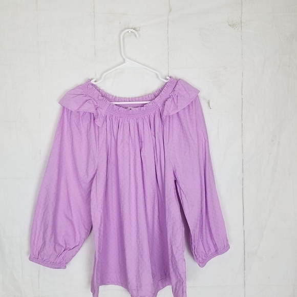 Sonoma ruffle sleeve peasant top - Picture 4 of 9